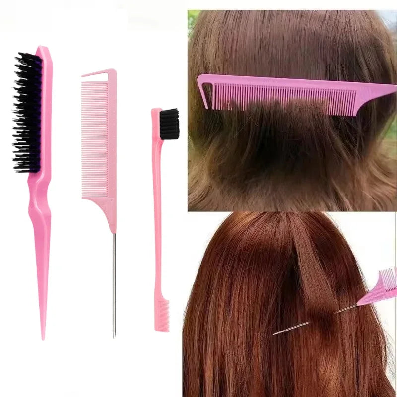 3pcs Hair Styling Comb Set – Professional Hair Care & Styling Tools