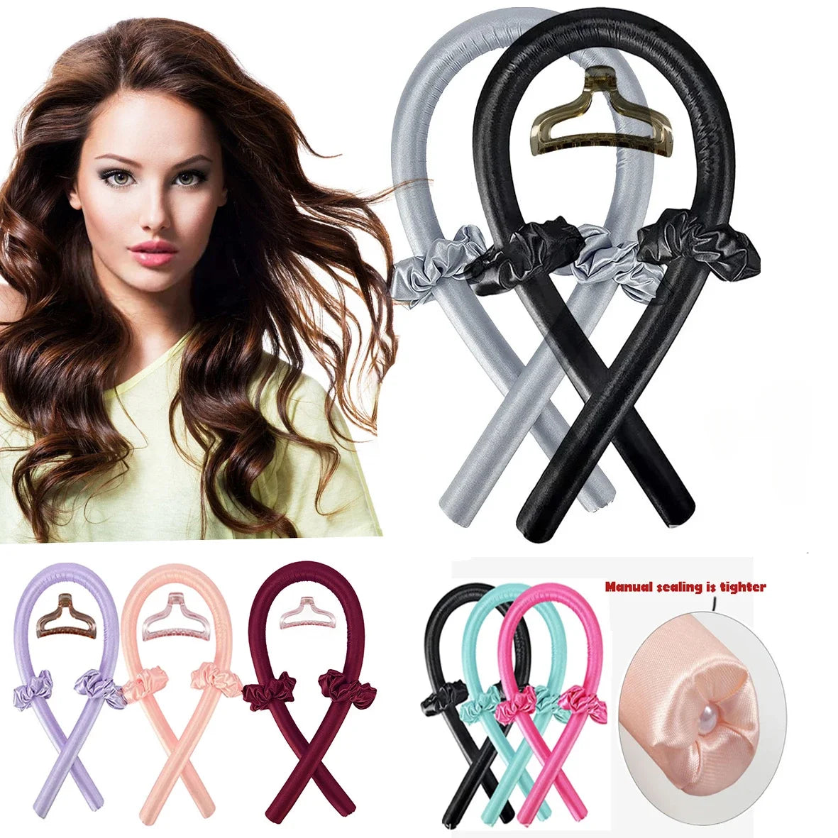 Heatless Silk Curling Headband